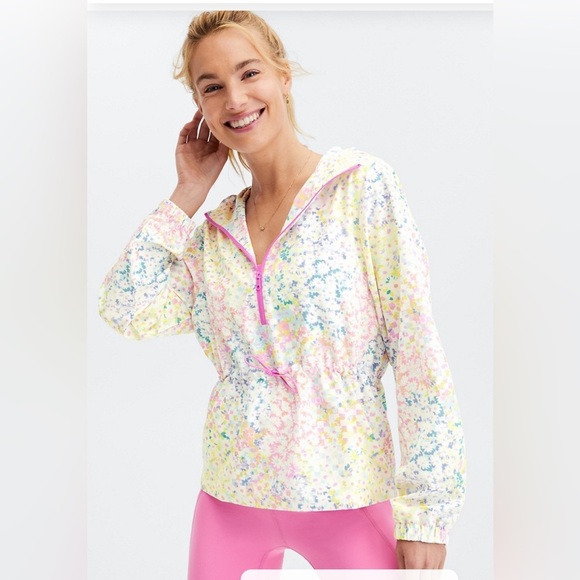Fabletics - Rosa Woven Jacket size M- Patchwork Daisy - Picture 1 of 9